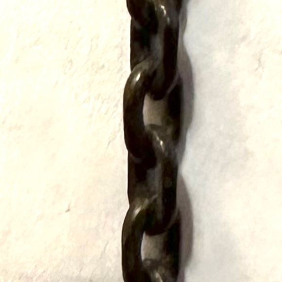 MCM Necklace ,Chain PeriwinkleGreen,Rose,MetalChain Cabachon&Glass - Picture 6 of 6